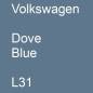 Preview: Volkswagen, Dove Blue, L31.